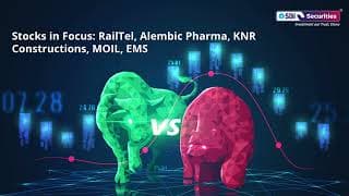 Stocks in Focus: RailTel, Alembic Pharma, KNR Constructions, MOIL, EMS