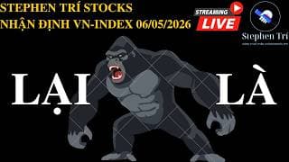 🔴VN-INDEX 06/05/2026: Thị trường tăng 20đ nhờ người quen