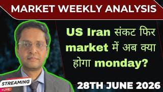 market weekly analysis 29th june 2026|Nifty analysis for 29th june 2026|Sensex|US iran latest news