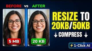 Image Resizer: #1 AI Resizer to resize any image to 20KB, 50KB & 100KB [⚡Free] | masroor.dev