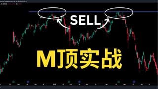 实战外汇，M顶，十字星，趋势线，三角形形态