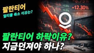 (팔란티어) 지금이 저점? 아니면 던져?