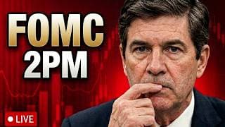 🔴MASSIVE FOMC DAY, NASDAQ & MICROCHIP CORRECTION, GOLD DUMP! LIVE TRADING