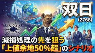 【株式投資銘柄分析】双日（2768）減損は「膿出し」だ。最高益ガイダンスと180円増配で仕掛ける、ハイエナ流の仕込み時。