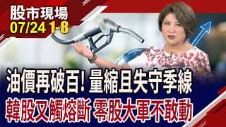 三個月來最低量 千點黑K.季線失守!布油衝上百元 川普重啟對伊大作戰!去槓桿殺估值何時結束?｜20260724(第1/8段)股市現場*鄭明娟(俞伯超×游庭皓×林建宏)