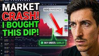 MARKETS ARE CRASHING & I BOUGHT THE DIP...