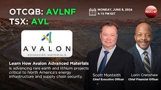 Avalon Advanced Materials (OTCQB: AVLNF) - $4.1B NPV Lithium & North American Rare Earth Strategy