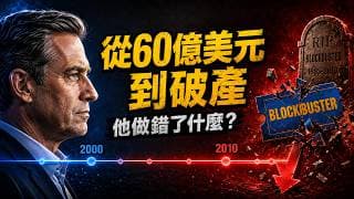 9000家門店、60億營收、壟斷市場，卻敗給一個郵寄信封。百視達擁有全部優勢，為何被一家差點倒閉的小公司徹底摧毀