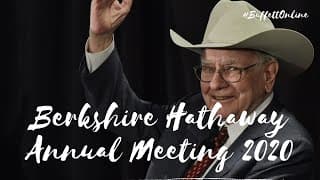 2020 Afternoon Berkshire Hathaway Annual Meeting with Warren Buffett and Greg Abel