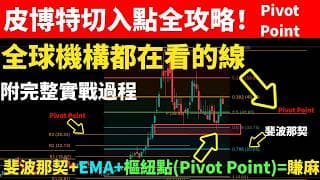皮博特切入點 (Pivot Point) 全攻略！全球機構交易員都在用的領先指標，搭配斐波那契  指數移動平均線的「mio初級手法」首度公開！