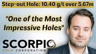 “One of the Most Impressive Holes”: Scorpio Gold Hits 10.40 g/t over 5.67m explains CEO Zayn Kalyan