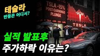 (테슬라) 하락이유와 반등은 어디서?