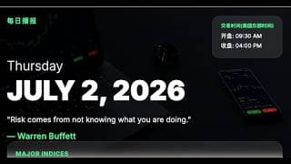 【美股期权】7/2/26 每日播报