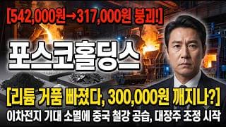 [포스코홀딩스 주가 전망] 리튬 기대 소멸에 중국 철강 공습 어떻게 대응할지 모르겠다면 필수 시청 #포스코홀딩스주가전망 #포스코홀딩스목표가 #포스코홀딩스