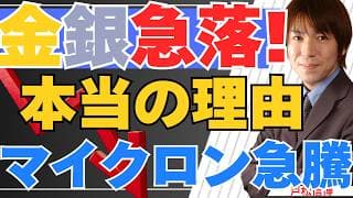 金（ゴールド）4000ドル割れの真犯人は●●●！銀も60ドル割れ、一方マイクロンは好決算で急騰、明暗くっきり【6/25 米国株・日本株・金・銀】