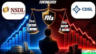 FII Activity Explained: FII Sector Wise Buying And Selling Data | NSDL & CDSL Report