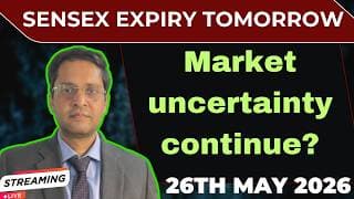 sensex expiry tomorrow|sensex analysis for 27th may 26|Nifty view|Globalmarket news|banknifty view