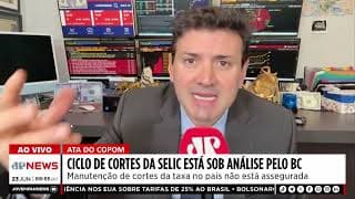 Comentário sobre principais mensagens da ata do Copom: Pablo Spyer no Jornal da Manhã