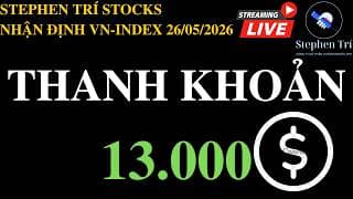 🔴VN-INDEX 26/05/2026: Thanh khoản thấp kỉ lục là đáy thị trường