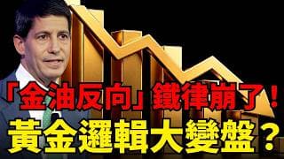 罕見！黃金、原油同日大崩盤！「金油反向」鐵律為何失效？聯準會新主席震撼彈！降息無望、高利率反噬，金價狂瀉下探兩百日均線！