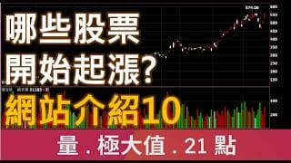 哪些股票開始起漲? 誰跑得快   | 廖兄 | 網站介紹10
