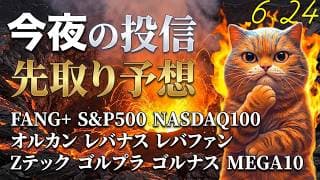 ネバギバ！ AI銘柄総崩れ ハイテク投信がっつりがっかり🙀FANG+NASDAQ100,Zテック出直しだ！マイクロンの決算成功を祈る！今日の旅ソングはサイパン！甦れ【今夜の投信予想】