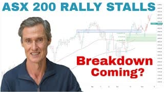 ASX 200 Rally Stalls — Is a Breakdown Coming? | Stock Market Technical Analysis
