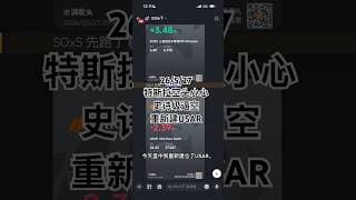 特斯拉空头小心被史诗级逼空 重新建仓USA R