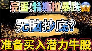 美股投资｜特斯拉Tsla暴跌无脑抄底?川普马斯克公开翻脸.埋伏多支股票暴涨.准备买入潜力牛股.APLD ｜美股趋势分析｜美股期权交易｜美股赚钱｜美股2025