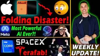 Stock Market Weekly! - Apple's Foldable Disaster 😬 Intel/Tesla Deal 🚀 Meta's Most Powerful AI 😮