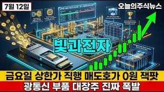[빛과전자 주가 전망] 금요일 상한가 직행 매도호가 0원 AI 데이터센터 1.6T 광트랜시버 광통신 부품 대장주 진짜 자리 #빛과전자주가전망 #빛과전자목표가 #빛과전자