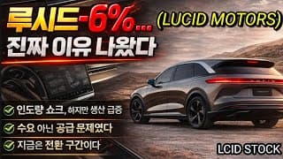 루시드 이대로 무너지지 않습니다! 크게 늘어났습니다