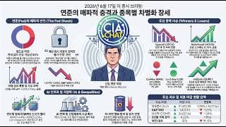 [충격] 연준의 통수! 나스닥 폭락장 속 세력들이 몰래 쓸어담은 AI 인프라주 TOP 3 🚨