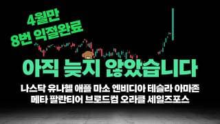 나스닥 아직 늦지 않았습니다, 기회가 또 옵니다. (유나헬 애플 마소 엔비디아 테슬라 아마존 메타 팔란티어 브로드컴 오라클 세일즈포스 분석)