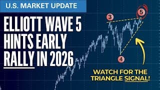 Elliott Wave 5 Hints Early 2026 S&P Rally! | Elliott Wave S&P500 VIX Technical Analysis