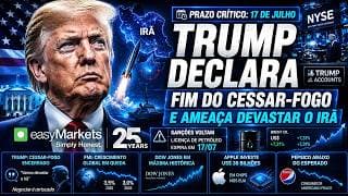 Trump declara fim do cessar-fogo e ameaça devastar o Irã | Prazo crítico: 17 de julho