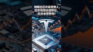 特斯拉芯片研发惊人，但市场现估值悖论，投资者需警惕！