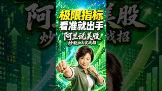 极限指标看准就出手 #阿兰说美股 #炒股功夫 #投資 #美股 #trading