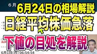 6月24日（水）マイクロン決算前に急落！SOX指数-7.87%