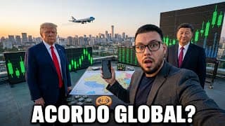 URGENTE: TRUMP NA CHINA AGORA AO VIVO! CEO’s PODEM VIRAR O MERCADO?