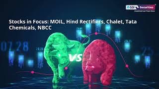 Stocks in Focus: MOIL, Hind Rectifiers, Chalet, Tata Chemicals, NBCC