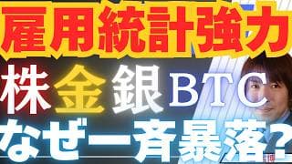 【6/6緊急】雇用統計で株・金・銀・BTCがなぜ一斉暴落？パニック相場の裏で起きている本当の理由を徹底解説