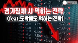 경기침체 시 먹히는 전략 (feat.도박에도 먹히는 전략)