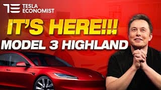 Tesla Model 3 Highland Official Specifications, etc