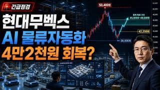 [현대무벡스 주가 전망] 현대무벡스 AI 물류자동화, 4만2천원 회복할까? #현대무벡스주가전망 #현대무벡스목표가 #현대무벡스