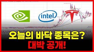 바닥일 때 잡아야죠 (테슬라 엔비디아 인텔 퀄컴 로켓랩 아이렌 마이크론 샌티스크