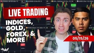 LIVE Trading Gold, Nasdaq, Forex | A1 Trading Show