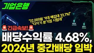 [기업은행] PBR 0.45배! 22,000원 매집대 지킨다 #기업은행