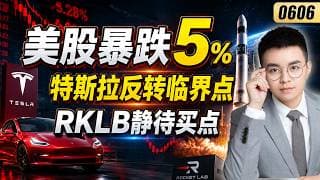 【tsla 股票】美股如期下跌，趋势反转还是回调？特斯拉反转临界点，再跌就彻底走坏！RKLB落入关键支撑，静待买点出现！｜ tsla 技术分析 ｜ btc 加密货币｜ nvda 技术分析