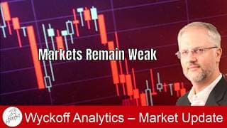 Markets Remain Weak